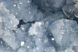 Sparkling Celestine (Celestite) Geode - Madagascar #358947-1